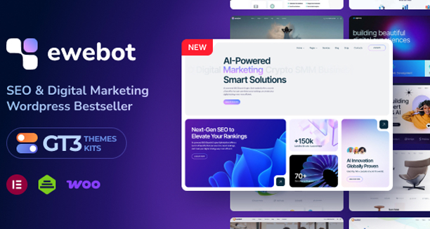 Ewebot - Best WordPress SEO Marketing & Digital Agency Theme v3.2.1