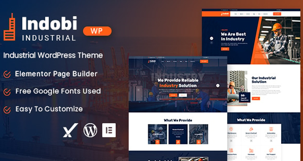 Indobi - Industrial WordPress Theme v1.1.0