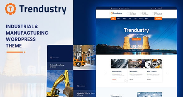 Trendustry - Industrial & Manufacturing WordPress Theme v1.1.4